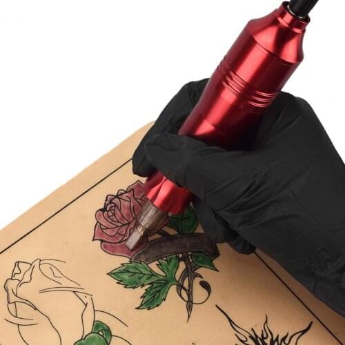 Rotary Tattoo Tool Ergonomic Grip Lightweight Stainless Steel Tattoo Pen Cartridge Machine for Body Art