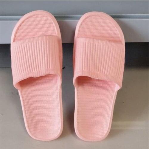 New ladies sandals and slippers fashion integrated thick-soled lightweight bathroom wading non-slip couple slippers