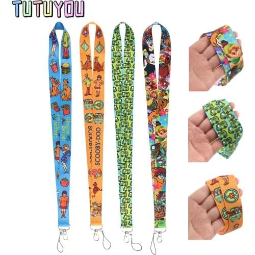 PC2364 Cartoon Dog Green Bus Good Friends Creative Lanyard Badge ID Lanyards Phone Rope Key Lanyard Neck Straps Accessories