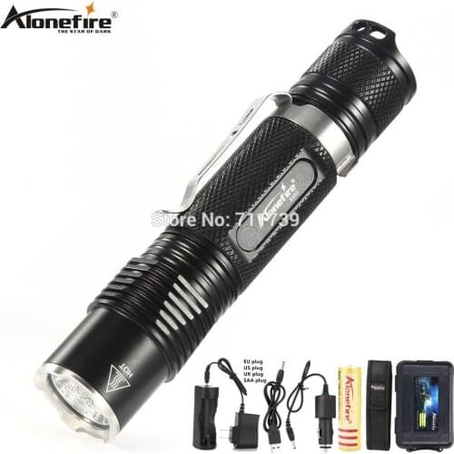 AloneFire X350 led Tactical flashlight XML L2 Camping Cave Exploration floodlight Search Rescue 6Modes led torch