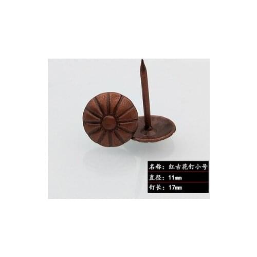 03 Foam nail 11MM*17mm soft bag antique decorative nail flat head round big head copper nail sofa nail wallpaper lengthening