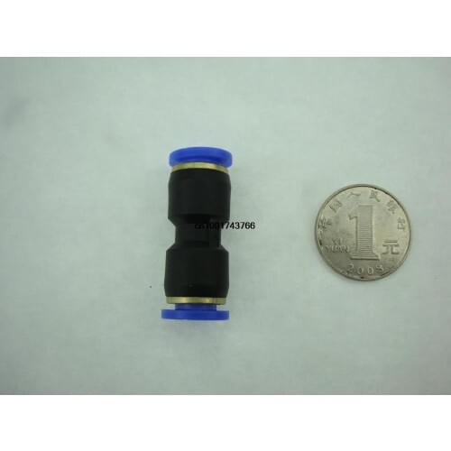10pcs Quick Push In Connect 8mm to 8mm OD Tubing One Touch Straight Union Fittings SPU-8 SNS pneumatic couple air hose connector