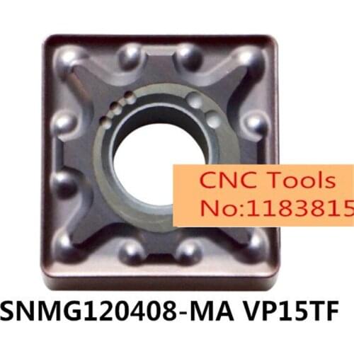10PCS SNMG120404-MA VP15TF/SNMG120408-MA VP15TF,SNMG 120404/120408 MA carbide inserts for turning tool holder boring bar