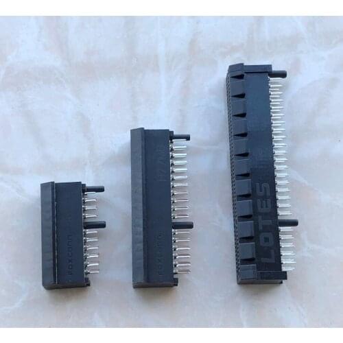 2PCS)PC motherboard PCB pie graphics card socket 1x 4x 8x 16x 36p 64p 98p 164p connector