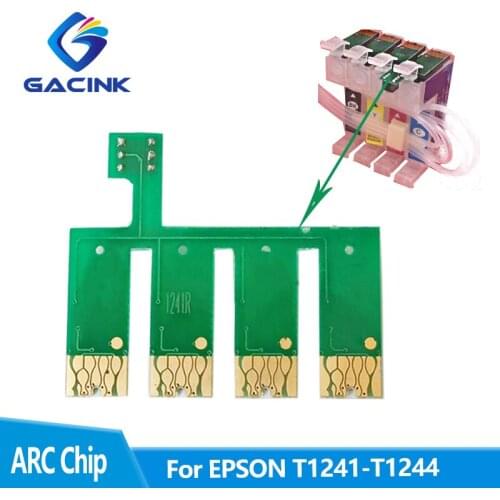 5 Sets ARC Chip For CISS Ink Cartridge T1241-T1244 for Epson NX125 NX420 NX430 NX330 NX230 For Epson Workforce 320 323 325 435
