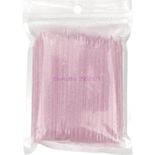 50bags Crystal Rod Nail Point Drill Rod Reusable Manicure Pusher Cuticle Rhinestones Cuticle Care Remover Pedicure