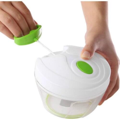 500ml Manual Food Processor Shredder Vegetable Meat Chopper Slicer Mincer Tool