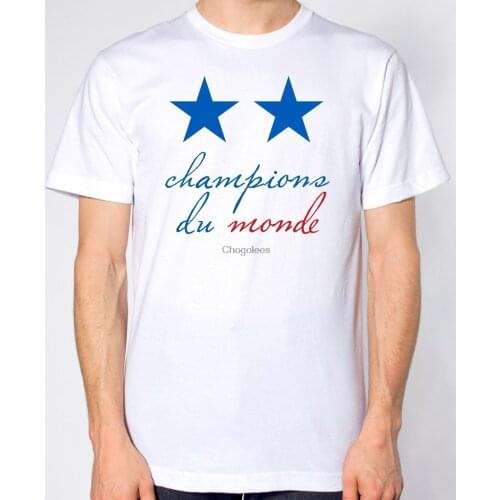 Champions Du Monde White Mens T-Shirt