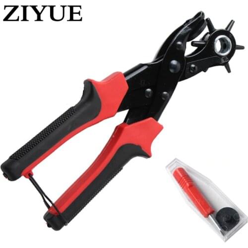 Free Shipping Belt Punch Punch Multi-function Drill Punching Manual Tool Belt Punch Tongs
