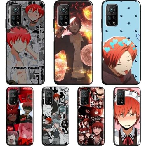 Karma Akabane Assassination Classroom Case For POCO F3 F2 M3 X3 Pro Cover For Xiaomi Mi 11 Lite Ultra Mi 10T Pro Mi Note 10 Lite