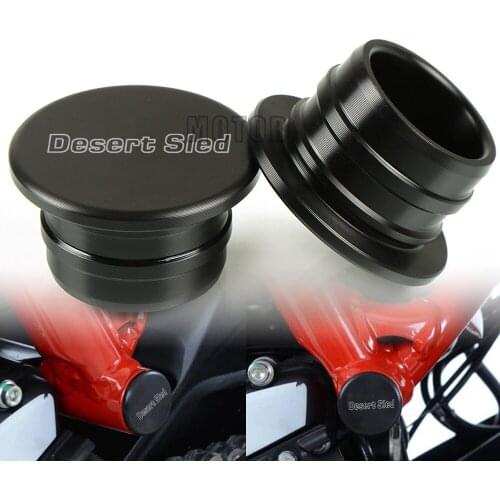 For Ducati Scrambler Desert Sled 2017-2018 2PCS Motorcycle Nylon Swingarm Hole Plugs Cap Cover Swing Arm Frame Plug Kit Protect