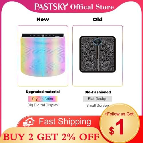 EMS Intelligent Foot Massager Acupoint Stimulation Muscle Blood Circulation Health Pad Wireless Smart Pedicure Training Device