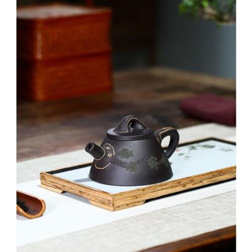 Song Zhen Ba Wang China Kettle Ceramic Teapot For Tea Puer Oolong Tea Set Handmade