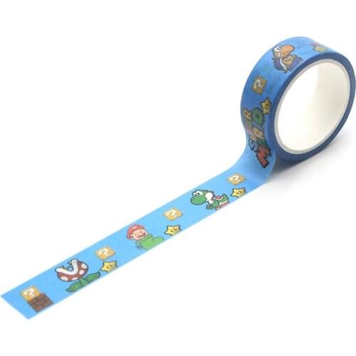 LX182 A Game Cartoon Masking Tape Adhesive Tapes Stickers Decorative Stationery Matte Tapes
