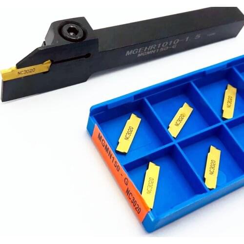 MGEHR MGEHR 1010 -1.5 External grooving tool holder Carbide insert CNC lathe turning separation tool Lathe tool MGEHR1010