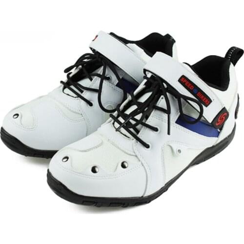 A006 Motorcycles Ankle short Racing speed boot Off-road MTB ATV Motocross casual boots motobotinki MOTO BOOTS motorboats