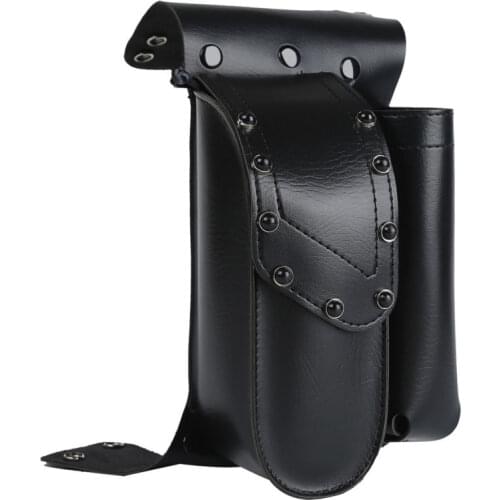 Motorcycle Black Crash Bar Saddlebag Guard Bag With Water Bottle Holder For Harley Touring Road King Electra Glide Road Glide