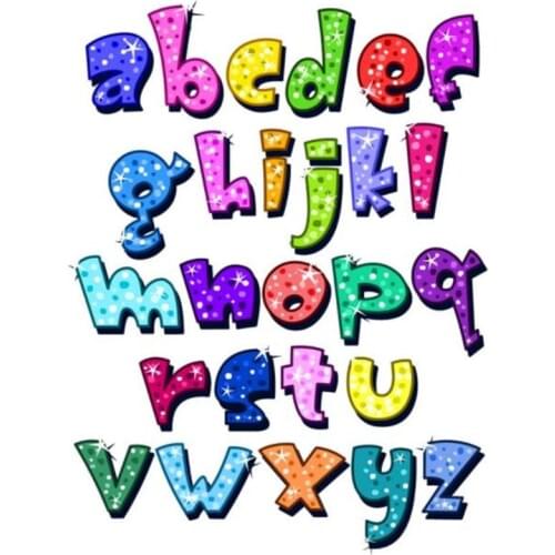 Cartoon PVC Patch letters deal with it Clothes Heat Transfer Printing T shirt women iron on patches for clothing girl Stickers