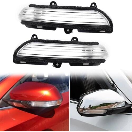 NEW-Car Rearview Mirror Cover Turn Signal Light for MG GT GS Universal Side Door Rear View Mirror Lamp