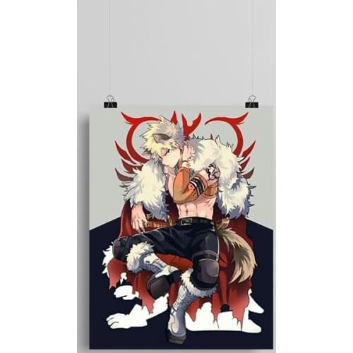 Katsuki Bakugo My Hero Academia anime Canvas poster Painting wall Art decor Living room Bedroom Study Home Decoration Prints
