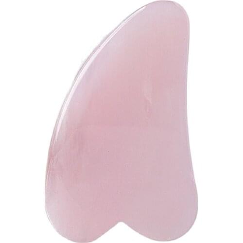 Rose Quartz Facial Gua Sha Tool Natural Stone Care Face Crystal Massager Acupuncture Scraping Health Massage Beauty Lift Skin
