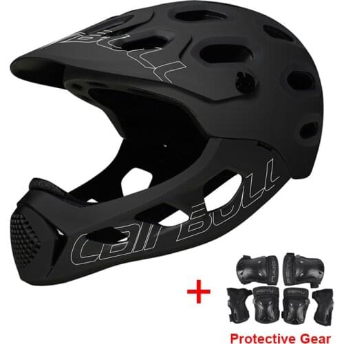 Extreme Sports DH AM MTB Bicycle Helmet with Removable Chin Bar & Protective Gear Road Mountain Bike Skateboard Cycling Helmet