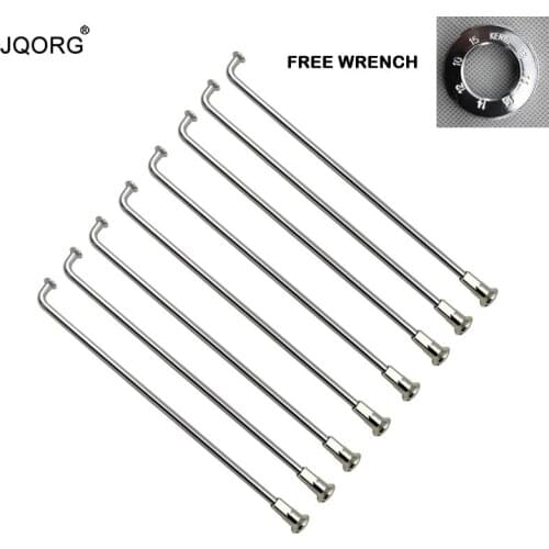 12 Gauge Diameter 2.6 mm Material 304 Stainless Steel Electric Bike Spokes Round Body Equal Diameter Sliver Color E-bike Needles