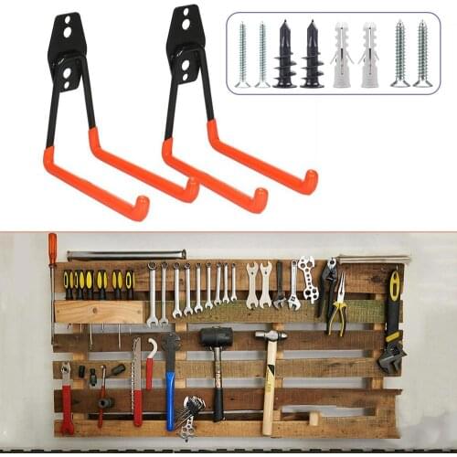 2020 New Wall Mount Garage Bike Hanger Hook Heavy Duty Metal Hooks For Hanging Tools Organizer Hooks Warehouse Storage Tool