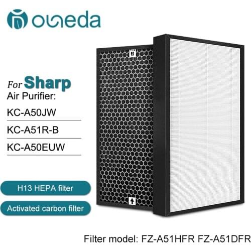 Sharp Purifier KC-A50JW KC-A51R-B KC-A50EUW Home Air Purifier Air Filter FZ-A51HFR FZ-A51DFR Home Air Purifier PM2.5 Air Cleaner