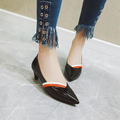 Big Size 11 12 13 14 15 ladies high heels women shoes woman pumps Pointed Shallow mouth Package toes Fine with Single shoes