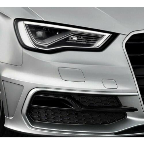 1 Pair Honeycomb Style Black Fog Light Grille For Audi A3 8V Pre-facelifted 2013-2015 Model (S-LINE BUMPER ONLY)