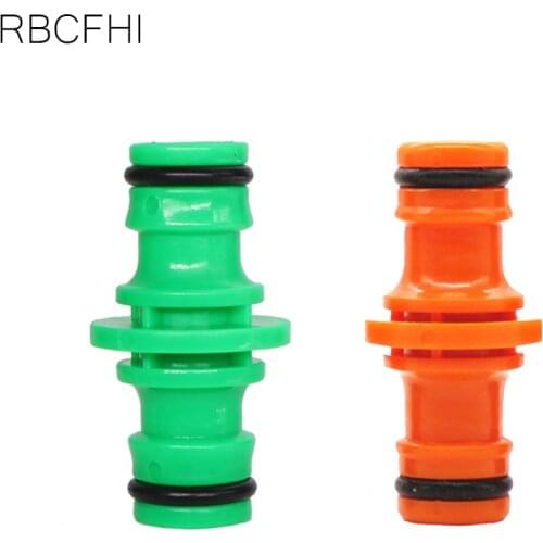 RBCFHl 10PCS Garden Hose Pipe Water Connector 1/2'' 16mm Joiner Quick Fix Coupler Double Port Joint Water Gun Fitting