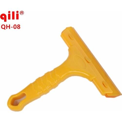 100pcs QH-08 leather tendon scraper car film tools scraping car wiper water glass squeegee snow shovel cleaning Tool DHL free