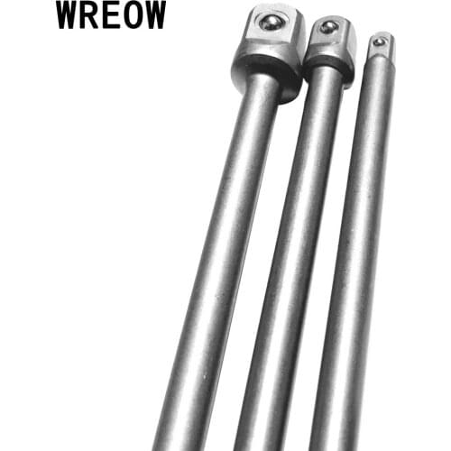 3pc/Set 150mm Drill Socket Adapter Hex Shank To 1/4" 3/8" 1/2" Drill Bit Power Adapter Tool Accessory To Convert Screwdriver