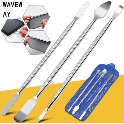 3pcs Universal Mobile Phone Repair Opening Tool Metal Disassemble Crowbar Metal Steel Pry Phone Hand Tool Set