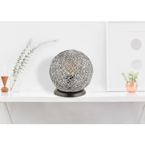 Saint Belisama Pallina Globe Lampshade Black White Light Color