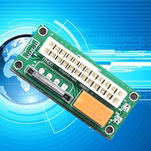 Dual PSU Adapter ATX 24Pin to 4Pin SATA Power Sync Starter Card Extension Cable ADD2PSU Riser Adapter for Mining Miner