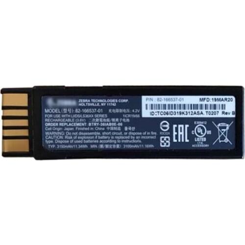 2200mAh battery for Zebra DS3600,DS3678,EVM,LI3600,LI3678,LS3600,LS3678 82-166537-01,BTRY-36IAB0E-00