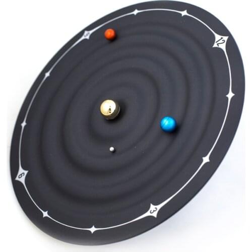 Solar Planet Galaxy Magnetism Clock Creative Living Room Art wall clock Personality Black Decorative Clock