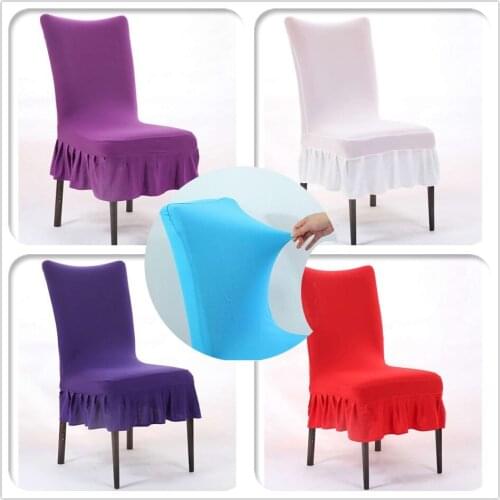 Spandex Chair Covers Elastic Stretch Chair Covers With Back Chair Covers For Kitchen/Dining Room/Office