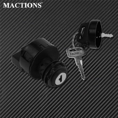 Motorcycle Black Ignition Key Switch 6 Pin Plastic For ATV For Polaris Sportsman 500 2000 2001