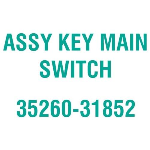 For Kubota 35260-31852 ASSY KEY MAIN SWITCH