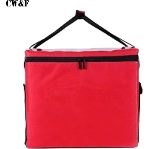 High-end 51L 45L Pizza Thermal Bag Cake Box Freezer Cooler Bag Picnic 8MM Shoulder Messenger Lunch Bag Refrigerator