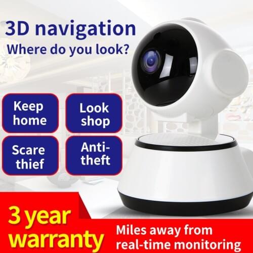 720P 360 Degree Night Vision Security Camera wifi camera with IR Night Vision Audio Monitor IP Camera