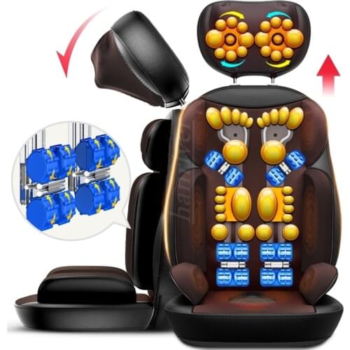 Shiatsu Massage Stoel Full Body Massage Kussen Nek Office Home Massager Relax kneden vibration verwarming Machine pijn