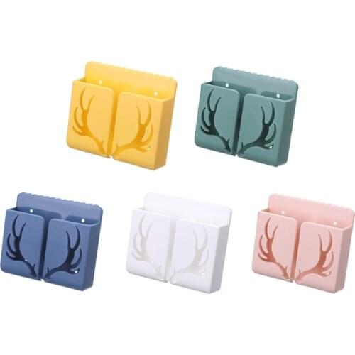 Q9QF Multifunctional Hanging Storage Bag Store Remote Controller Glasses Sundries Fit for Phone Charging Help to Save Space