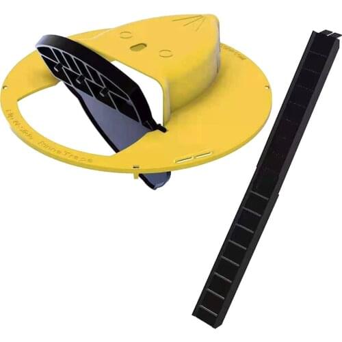 Reusable Rat Trap Automatic Mouse Catcher Slide Bucket Lid Plastic Pest Control Flip Catcher Tool Upgraded version