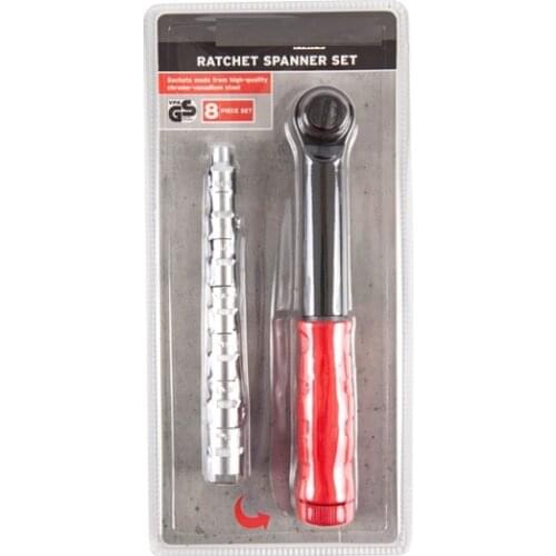 8pcs Socket and Ratchet handle set