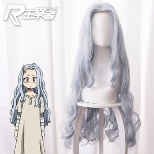Anime My Hero Academia Eri Long Wig Cosplay Costume Boku No Hero Academia Silver Hair Halloween Party Midoriya Friend Wigs