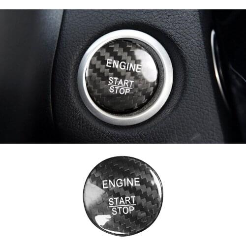 Engine Start Stop Switch One Button Ignition Decoration Cover Trim for Benz A B C W205 GLC X253 AMG E ML GLE Car Accessory